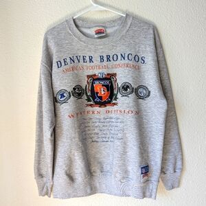 Rare Vintage Denver Broncos American Football Conference Western Division